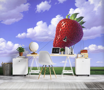3D Strawberry Sky 85009 Jerry LoFaro Wall Mural Wall Murals