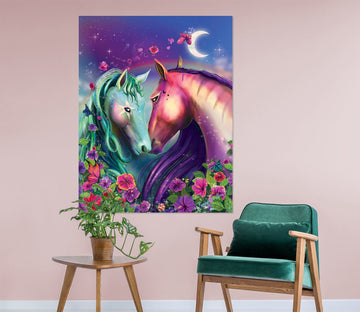 3D Color Horse 214 Rose Catherine Khan Wall Sticker Wallpaper AJ Wallpaper 2 