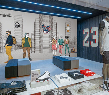 3D Aircraft Table 113 Wall Murals