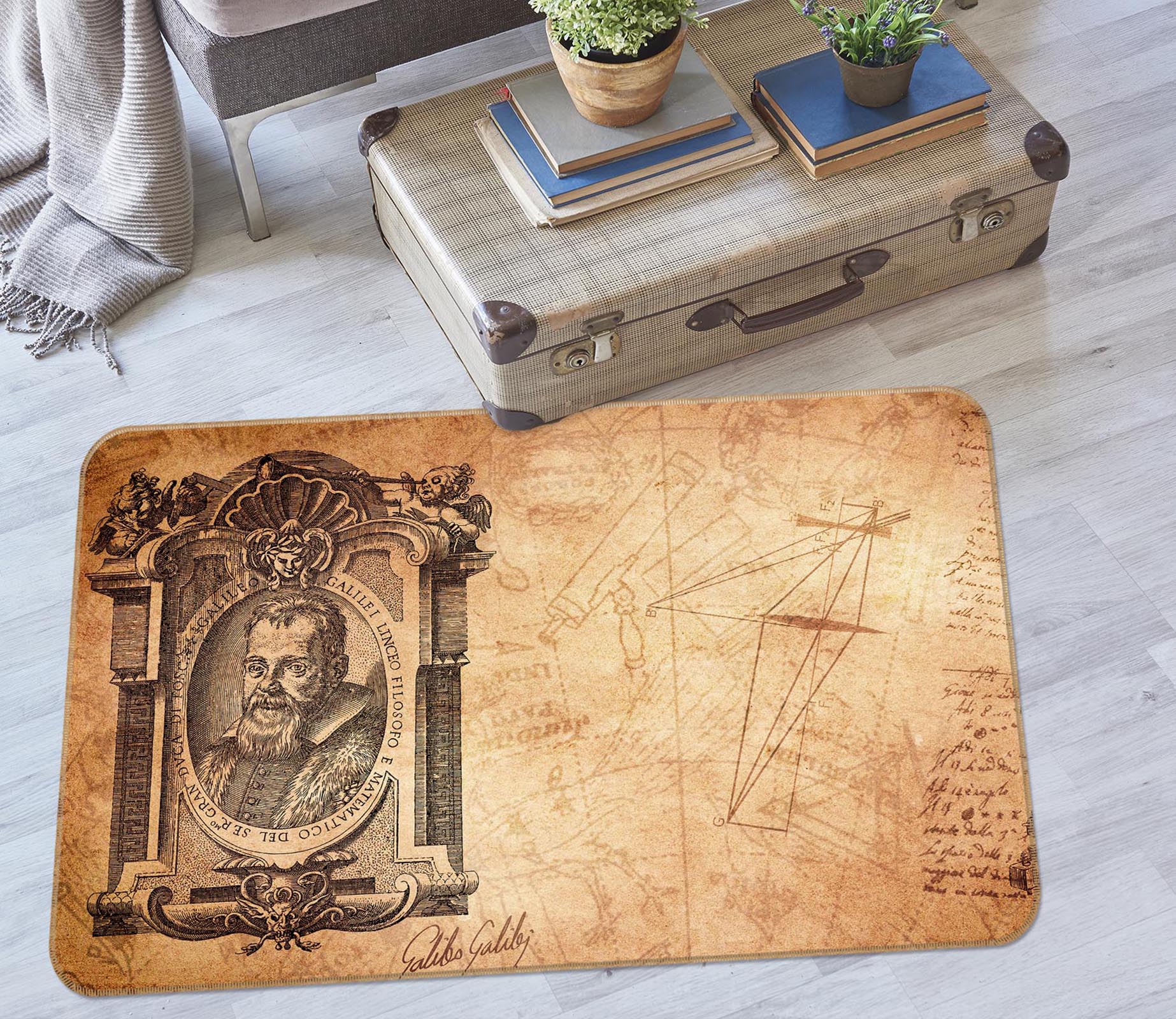 3D Hang Like 36162 Non Slip Rug Mat