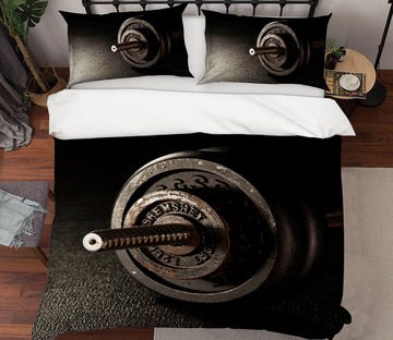 3D Dumbbells 14093 Bed Pillowcases Quilt
