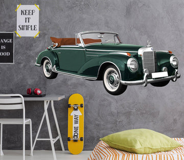 3D Mercedes-benz GREEN 0199 Vehicles Wallpaper AJ Wallpaper 