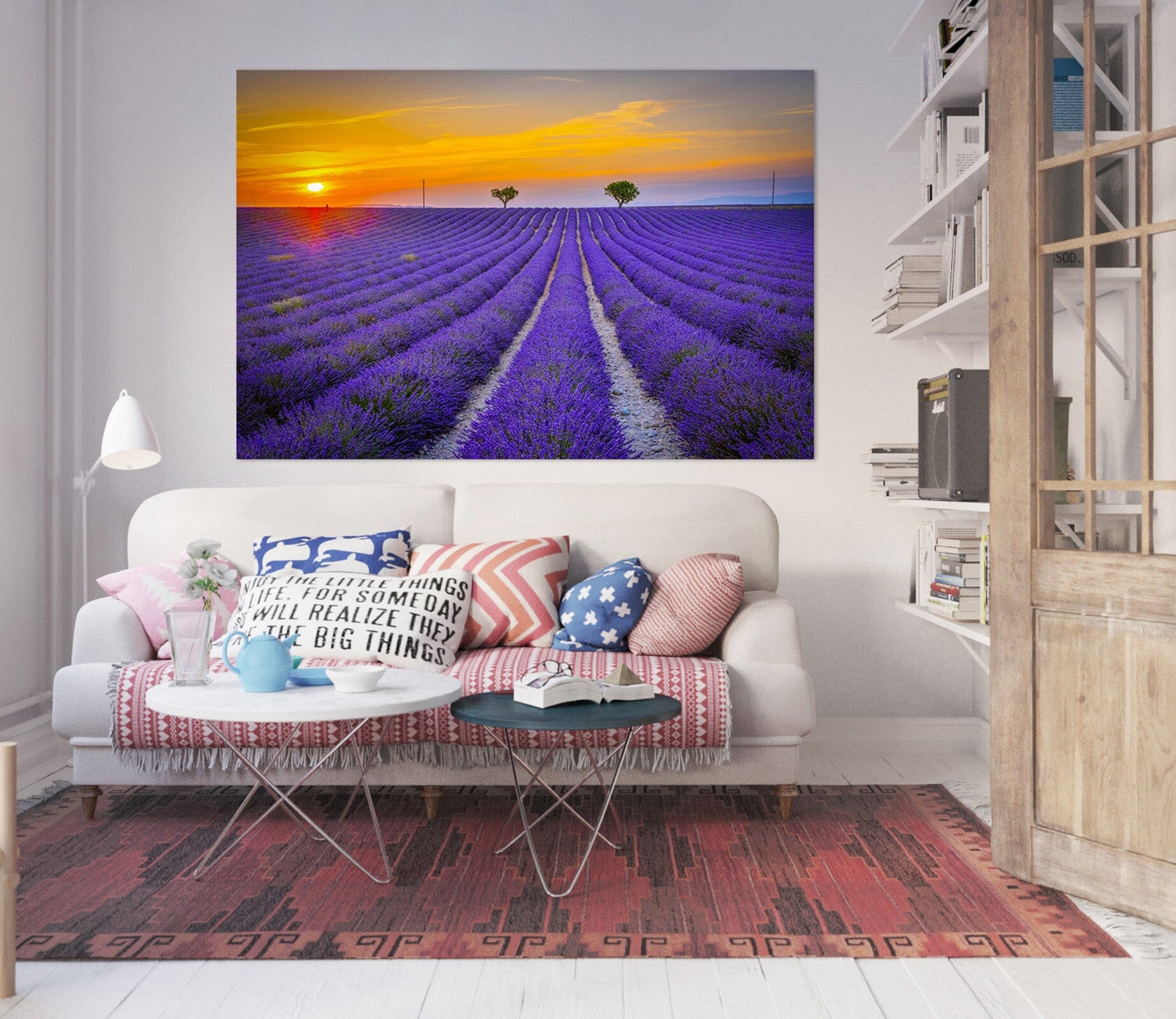 3D Lavender Estate 222 Marco Carmassi Wall Sticker Wallpaper AJ Wallpaper 2 