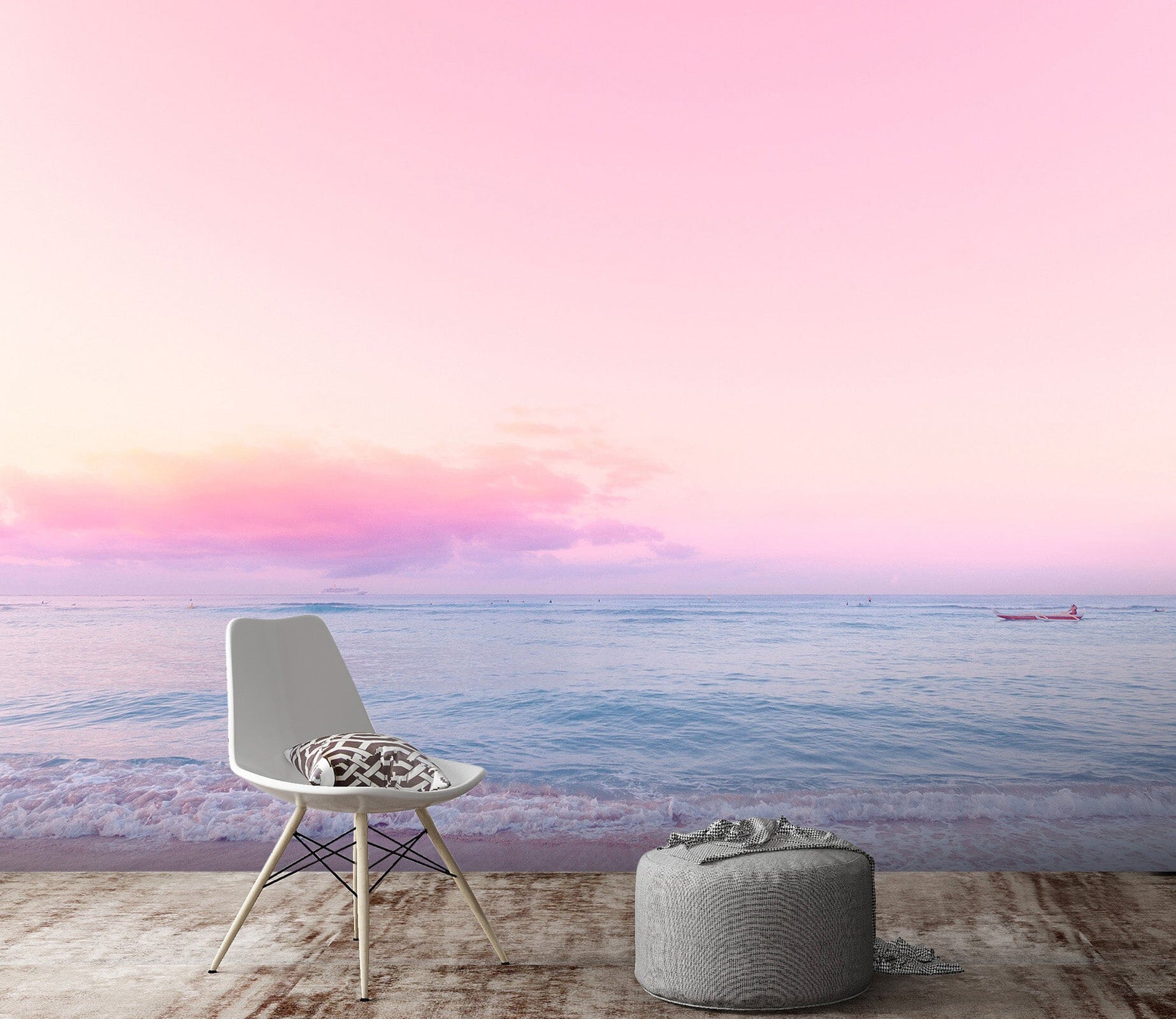 3D Pink Sky 112 Noirblanc777 Wall Mural Wall Murals Wallpaper AJ Wallpaper 2 