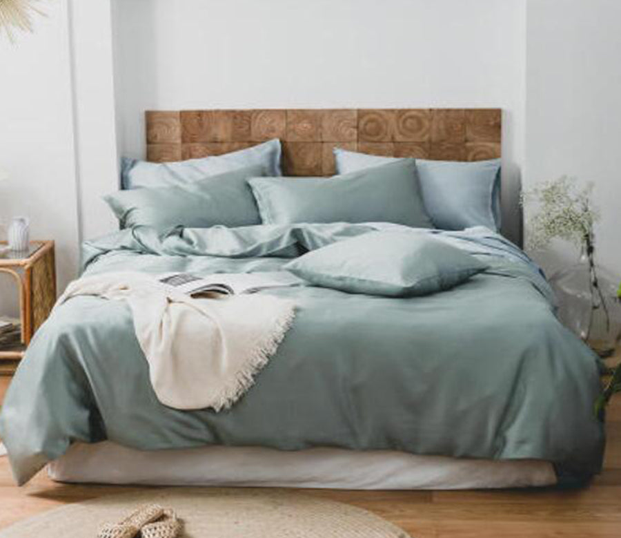 3D Gray Green 20052 Bed Pillowcases Quilt