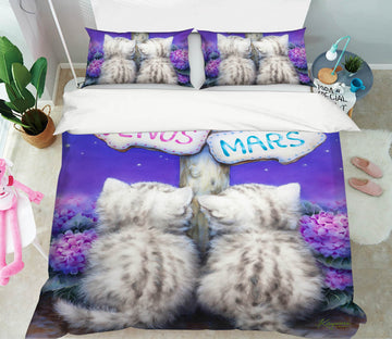3D Cute Kitten 5874 Kayomi Harai Bedding Bed Pillowcases Quilt Cover Duvet Cover