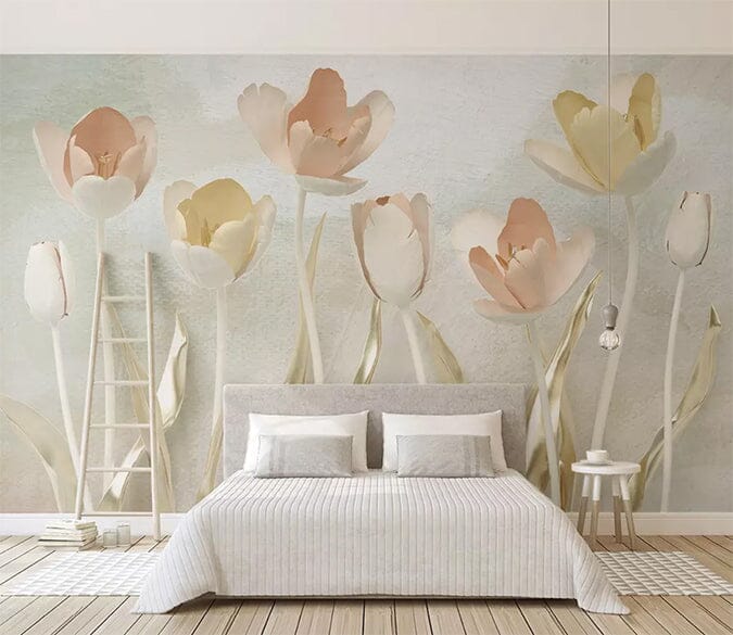3D Origami Flowers 2536 Wall Murals Wallpaper AJ Wallpaper 2 