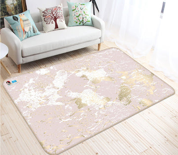 3D Powder Background White Block 77 Non Slip Rug Mat Mat AJ Creativity Home 