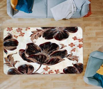 3D Flowers 32062 Non Slip Rug Mat