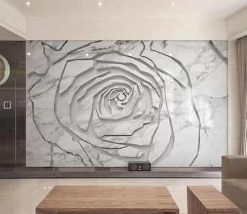 3D Carving Roses WC244 Wall Murals Wallpaper AJ Wallpaper 2 