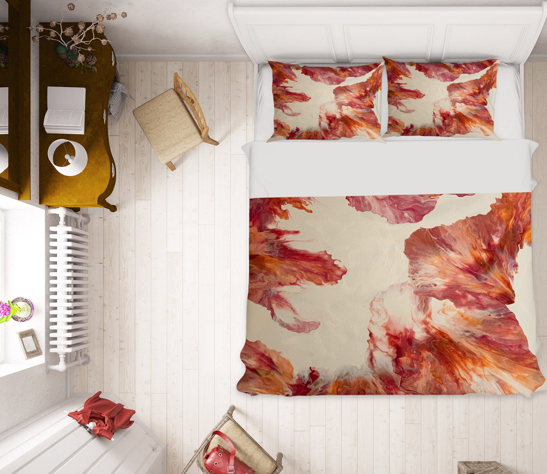 3D Red Light Brown 40049 Valerie Latrice Bedding Bed Pillowcases Quilt