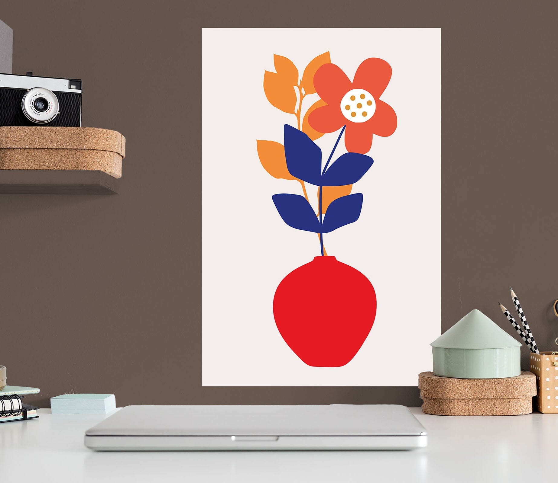 3D Painted Flowers 230 Boris Draschoff Wall Sticker Wallpaper AJ Wallpaper 2 