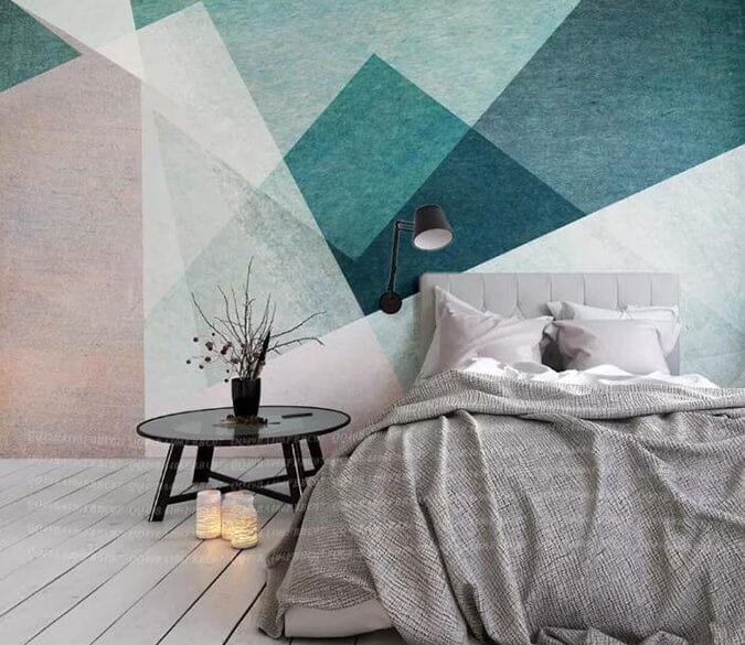 3D Color Geometry 1593 Wall Murals Wallpaper AJ Wallpaper 2 