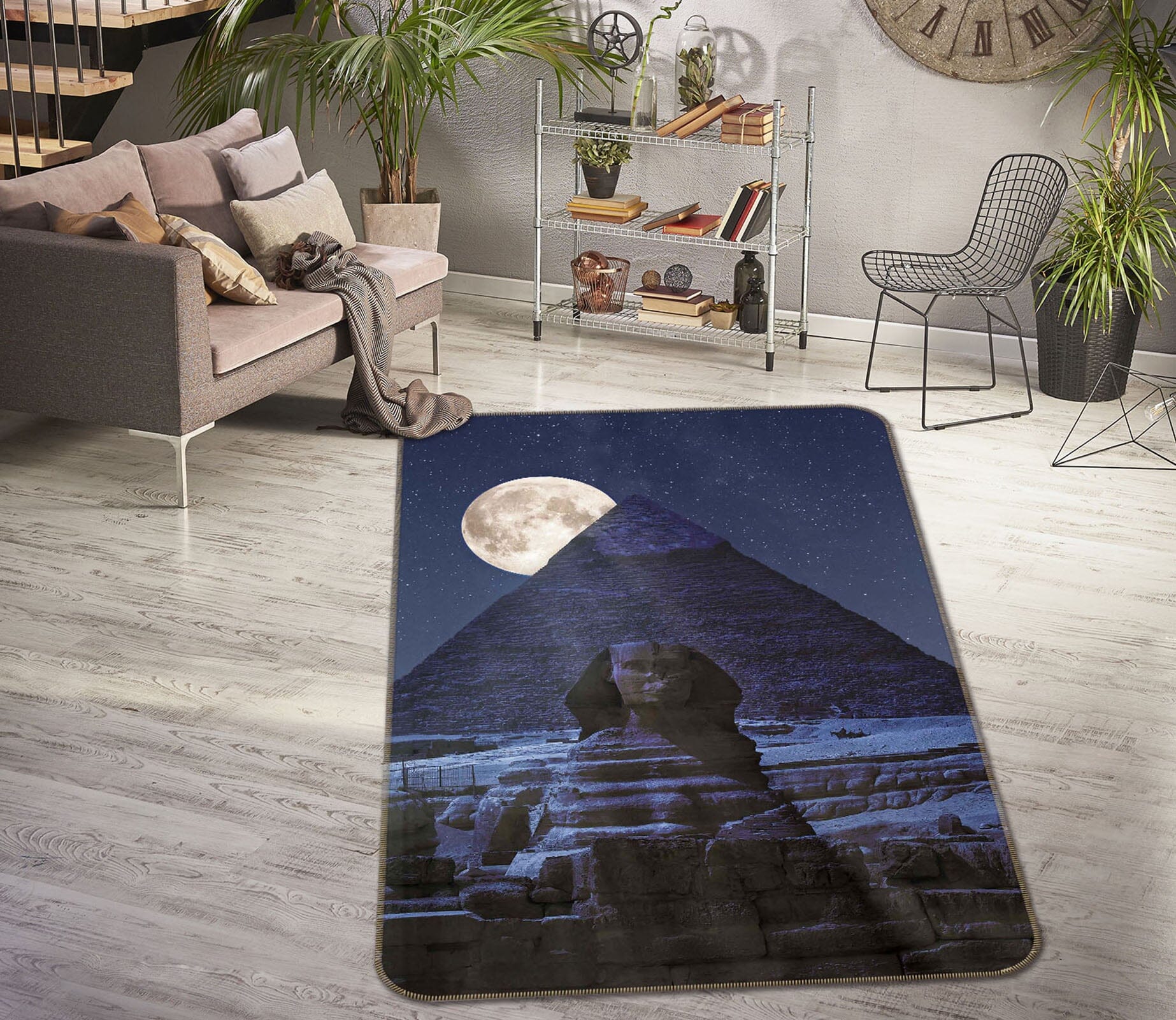 3D Moon Valley 1180 Marco Carmassi Rug Non Slip Rug Mat Mat AJ Creativity Home 