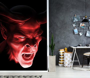 3D Red Monster 5028 Tom Wood Wall Mural Wall Murals