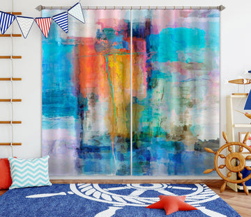 3D Sunset Sea 207 Michael Tienhaara Curtain Curtains Drapes Curtains AJ Creativity Home 