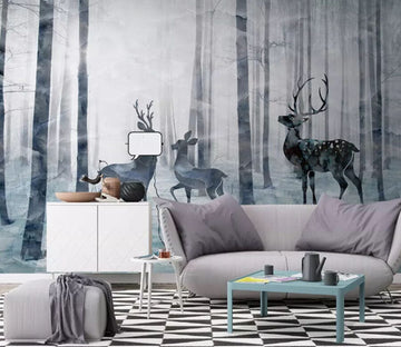 3D Forest Fawn 2140 Wall Murals Wallpaper AJ Wallpaper 2 