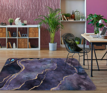 3D Dark Gray Texture 83025 Andrea haase Rug Non Slip Rug Mat
