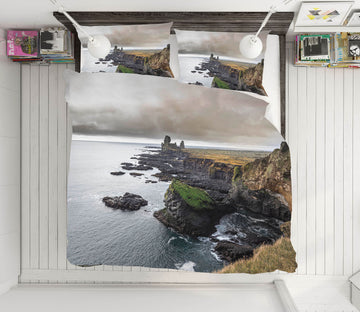 3D Mountain Sea 078 Marco Carmassi Bedding Bed Pillowcases Quilt