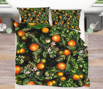 3D Ripe Oranges 108 Uta Naumann Bedding Bed Pillowcases Quilt Quiet Covers AJ Creativity Home 