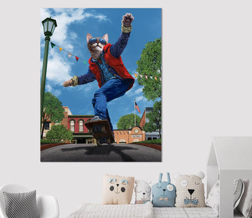 3D Cat To The Future 018 Vincent Hie Wall Sticker Wallpaper AJ Wallpaper 2 