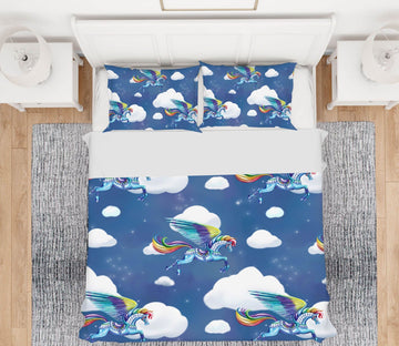 3D Clear Blue Sky 117 Rose Catherine Khan Bedding Bed Pillowcases Quilt Quiet Covers AJ Creativity Home 