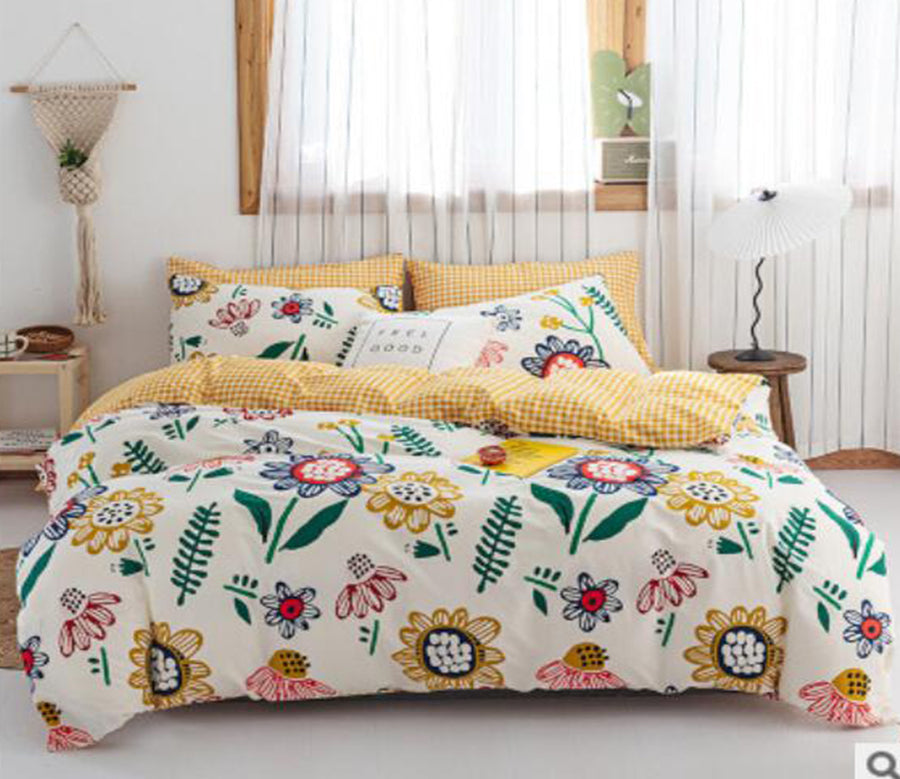 3D Color Flower 30332 Bed Pillowcases Quilt