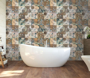 3D Abstract Mosaic 026 Marble Tile Texture Wallpaper AJ Wallpaper 2 