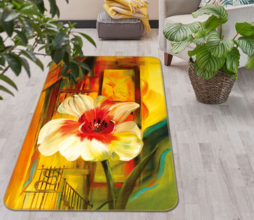 3D Flower 33234 Non Slip Rug Mat