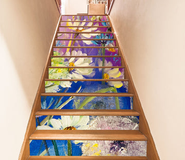 3D Bright Flowers 2159 Skromova Marina Stair Risers