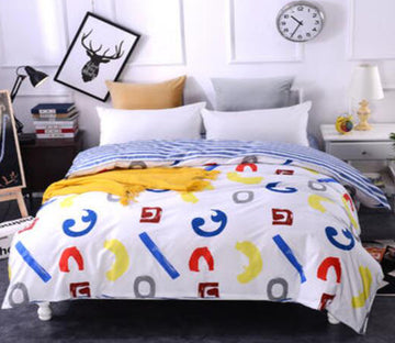 3D Color Tool 4152 Bed Pillowcases Quilt