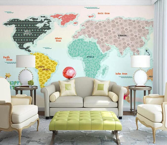 3D Color Map 1412 Wall Murals Wallpaper AJ Wallpaper 2 