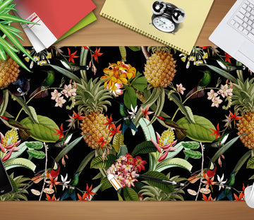3D Pineapple Leaves 120196 Uta Naumann Desk Mat