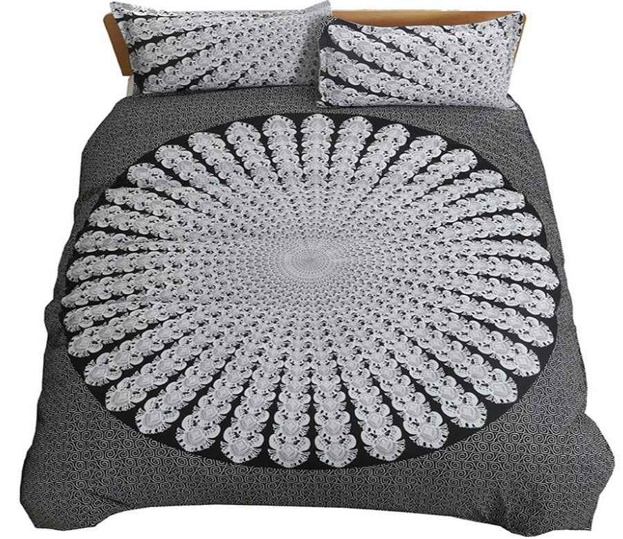 3D White Lines 1031 Bed Pillowcases Quilt