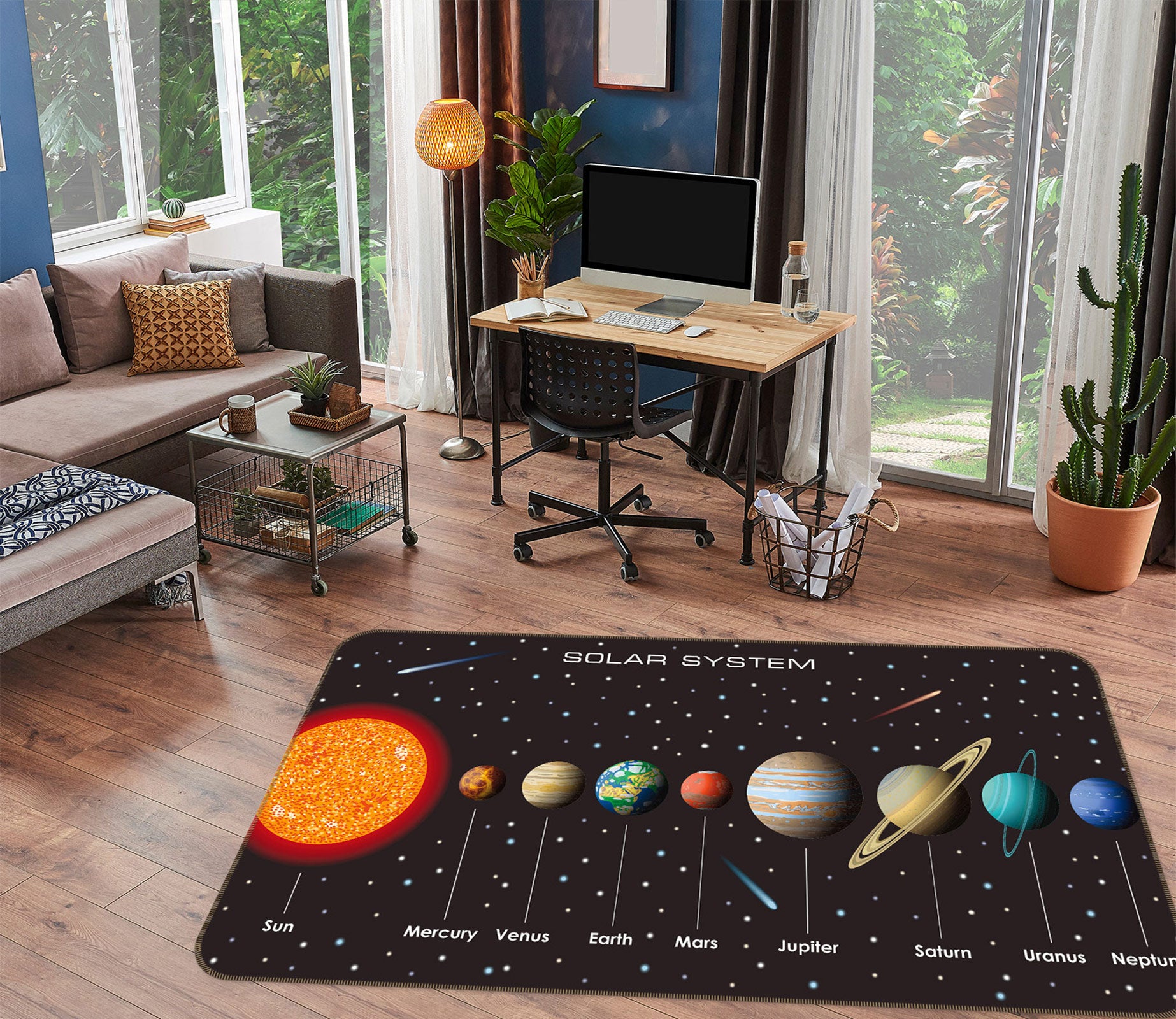 3D Planet 77145 Non Slip Rug Mat