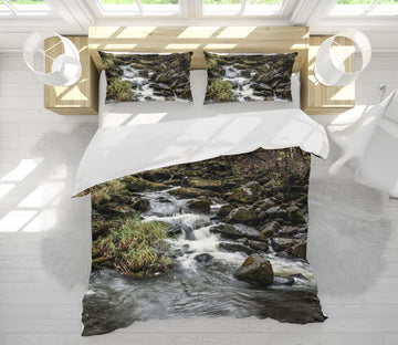 3D Stone River 15200 Bed Pillowcases Quilt