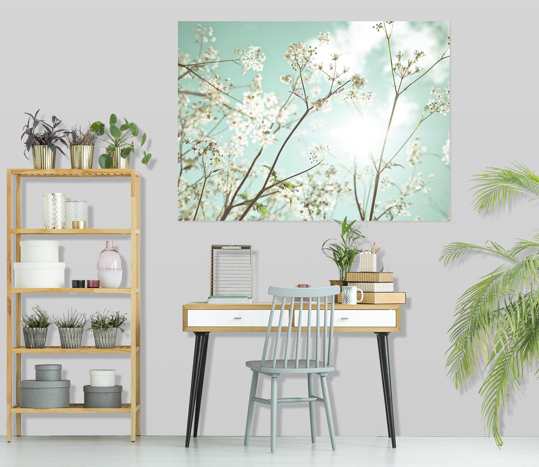 3D Sunshine Flower 017 Assaf Frank Wall Sticker Wallpaper AJ Wallpaper 2 