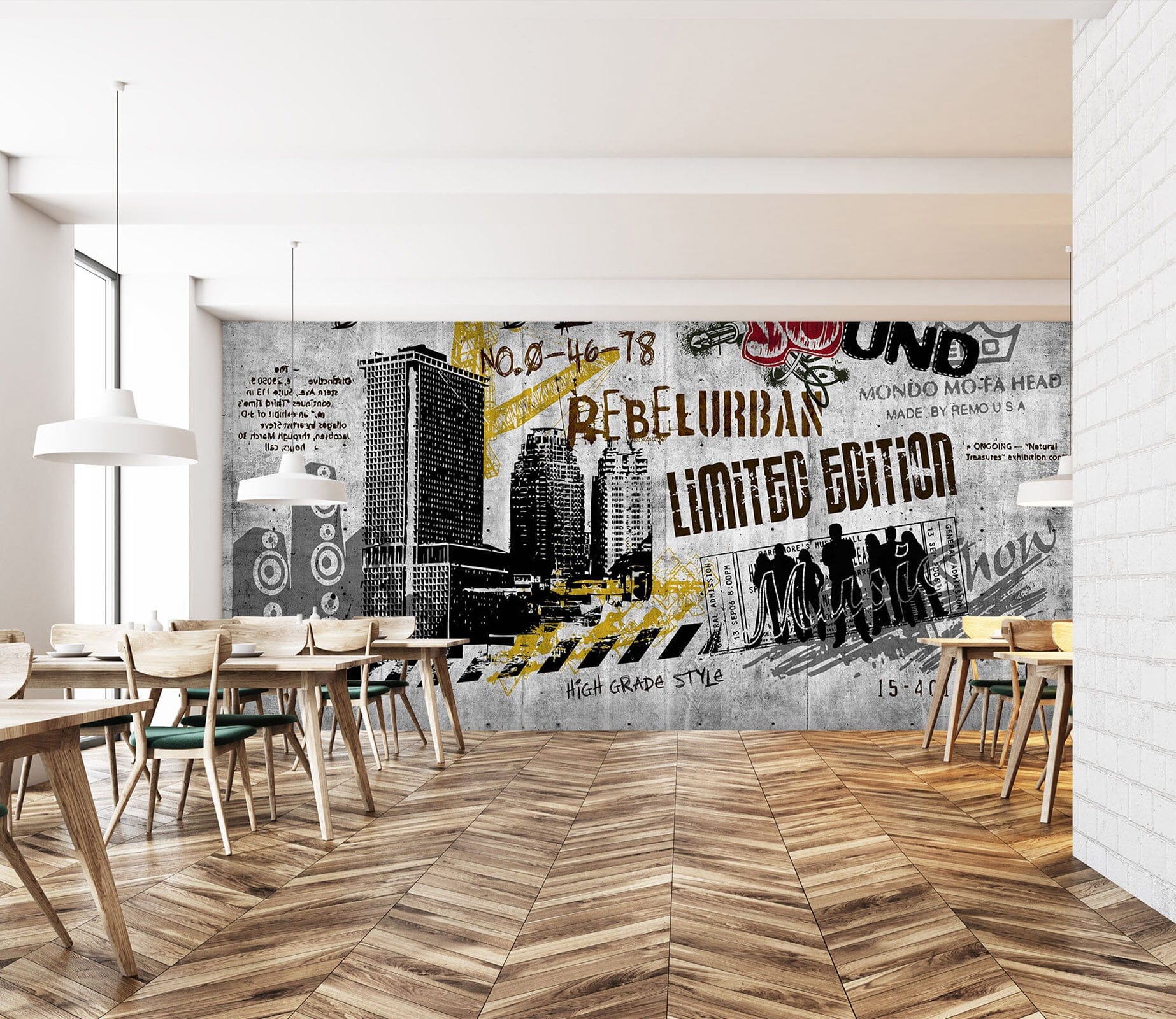 3D Simple Living Room 1495 Wall Murals Wallpaper AJ Wallpaper 2 