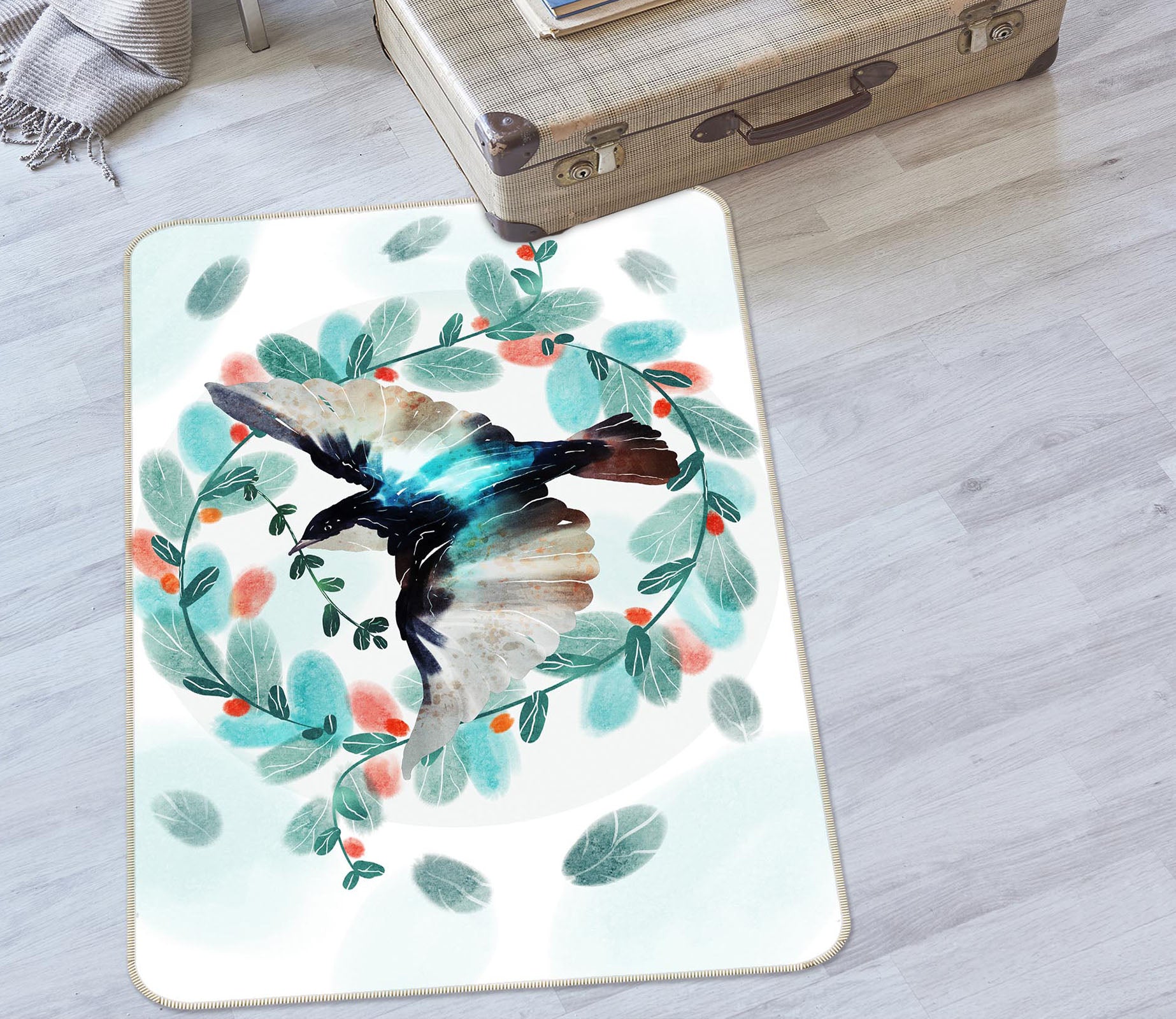 3D Bird 29222 Non Slip Rug Mat