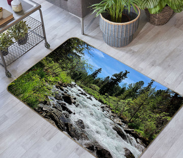 3D Forest Torrent 31024 Non Slip Rug Mat
