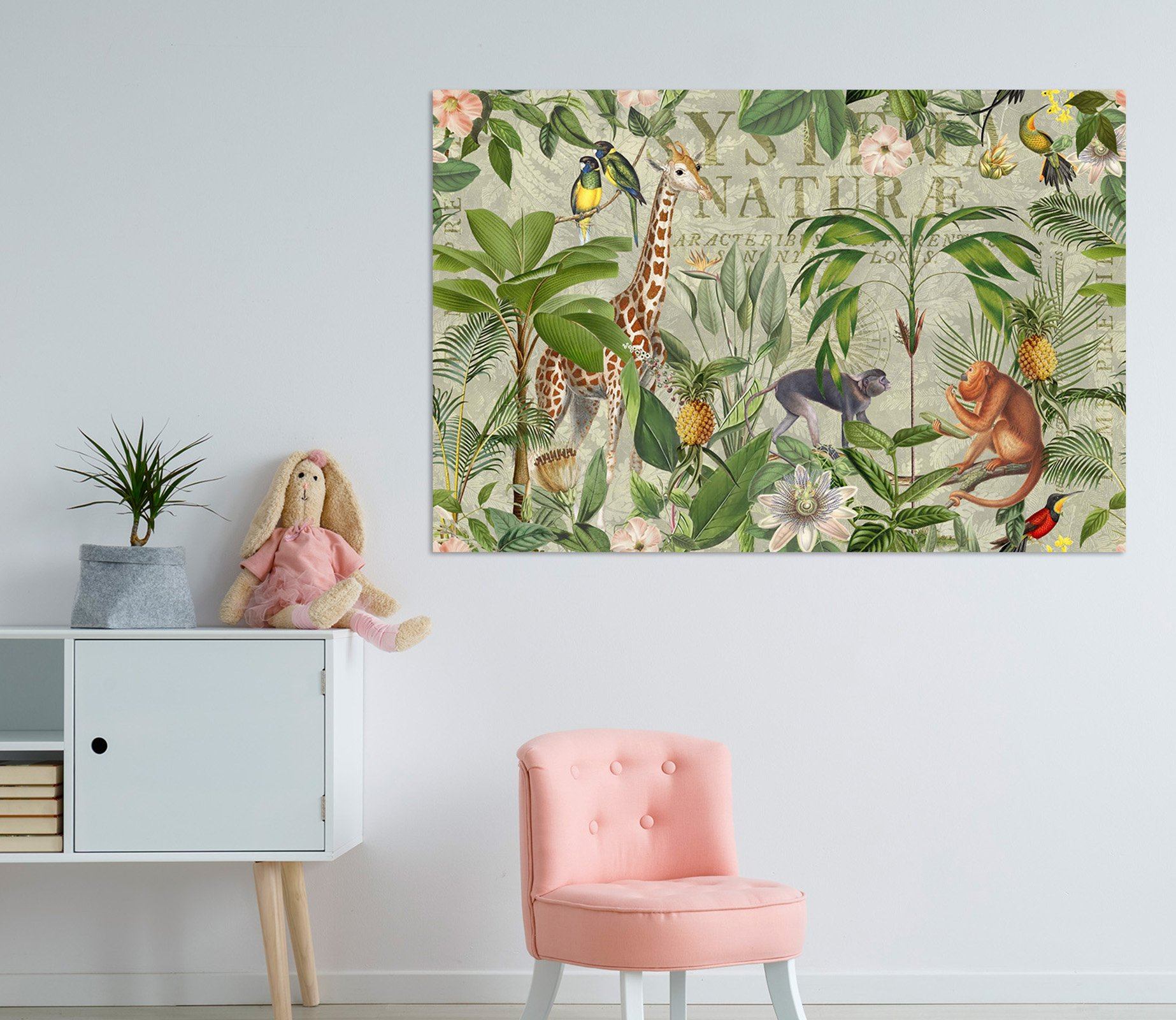 3D Animal Family 041 Andrea haase Wall Sticker Wallpaper AJ Wallpaper 2 