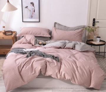 3D Pink 30192 Bed Pillowcases Quilt