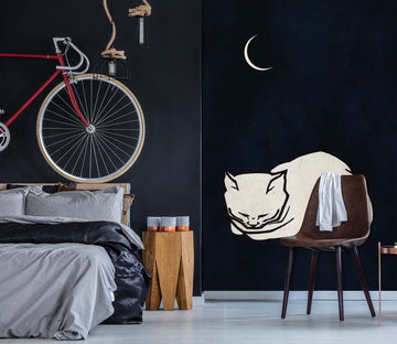 3D White Cat 1429 Boris Draschoff Wall Mural Wall Murals Wallpaper AJ Wallpaper 2 