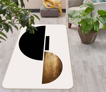 3D Semicircle 1110 Boris Draschoff Rug Non Slip Rug Mat Mat AJ Creativity Home 