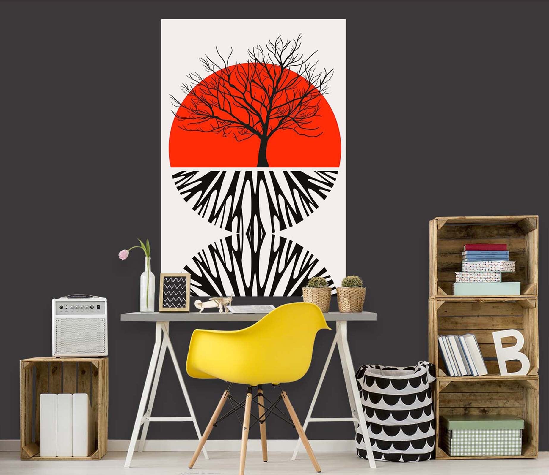 3D Painted Sun 236 Boris Draschoff Wall Sticker Wallpaper AJ Wallpaper 2 