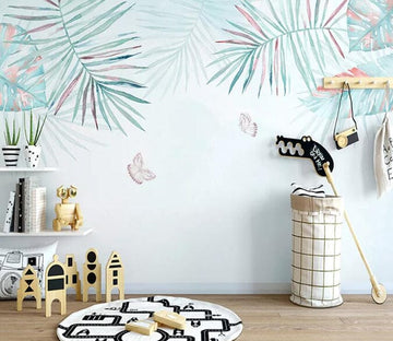 3D Green Leaf 2166 Wall Murals Wallpaper AJ Wallpaper 2 