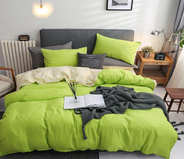 3D Grass Green 12101 Bed Pillowcases Quilt