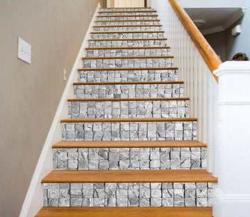3D Retro Brick 588 Marble Tile Texture Stair Risers Wallpaper AJ Wallpaper 