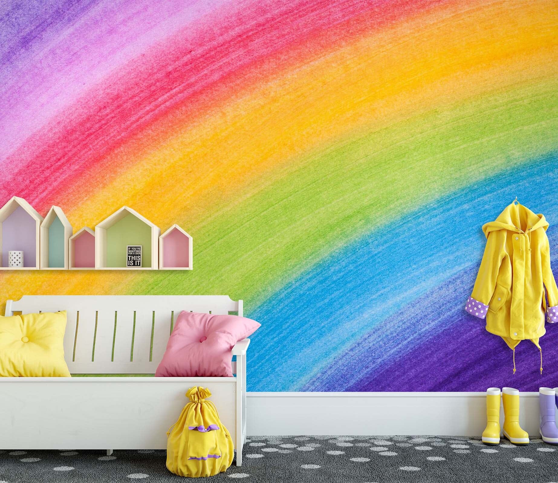 3D Painted Rainbow 1717 Wall Murals Wallpaper AJ Wallpaper 2 