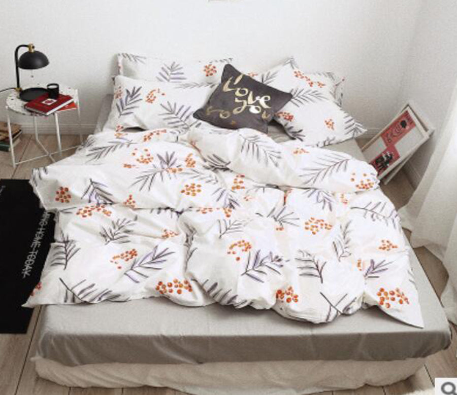 3D Orange Fruit 30135 Bed Pillowcases Quilt